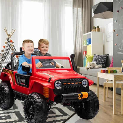 Hetoy 24V 2 Seater Ride On Car for Kids, Electric Truck - Image 7