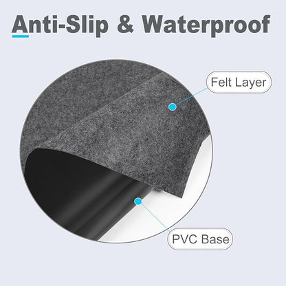 4.9 x 9.2 ft Garage Floor Mat for Under Car & Golf Cart, Oil Spill Mat to - Image 2