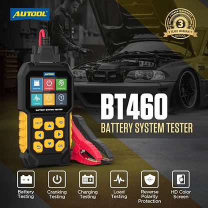 Car Battery Tester 24V 12V Load Tester, Digital Auto Battery Analyzer, 30-2000 - Image 2
