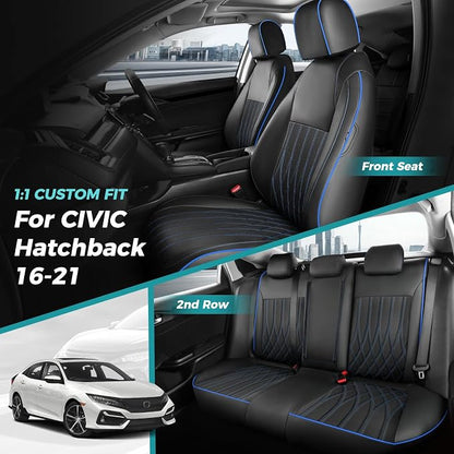 Seat Covers for Honda Civic Hatchback EX, Sport Touring, EXL 2016 2017 2018 - Image 7