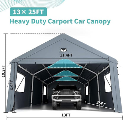 Carports 13X25 Heavy Duty, Car Ports - Image 2