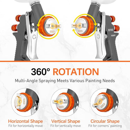 REFINE Air Spray Gun, Auto Paint Gun - Image 5
