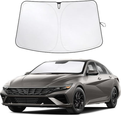 Econour Windshield Sun Shade for 2021-2024 2025 2026 Hyundai Elantra by EcoNour