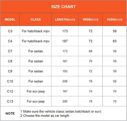 Kayme Car Covers for Automobiles Waterproof All Weather Sun Uv Rain Protection - Image 6