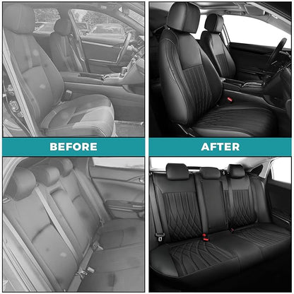 Seat Covers for Honda Civic Sedan EX-L, Sport 2016 2017 2018 2019 2020 2021 - Image 5