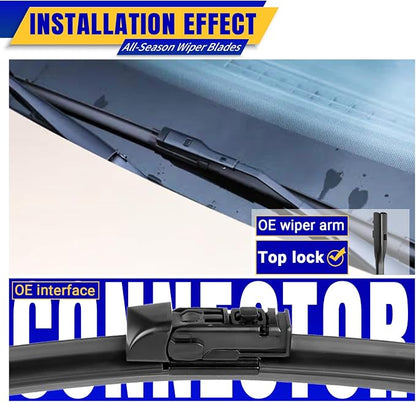 3 wipers Replacement for 2017-2022 2023 Mazda CX-5 2017-2022 2023 Mazda CX-9 - Image 3