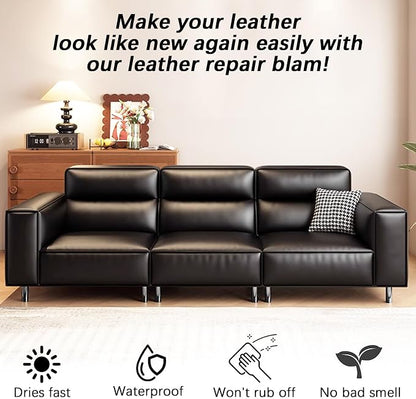 Black Leather Recoloring Balm, Leather Color Restorer Conditioner, Leather - Image 7