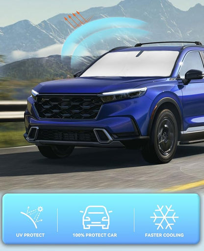 Sunshade for CRV Windshield Sun Shade for 2023-2024 2025 CRV C-RV SUV, Sport - Image 5