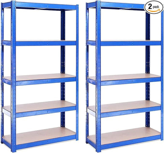 G-Rack | 5 Tier Garage Shelving Units | Metal Shelving Storage | Heavy-Duty by G-rack