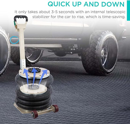CXRCY 5 Ton Air Jack for Cars & Trucks - Image 4
