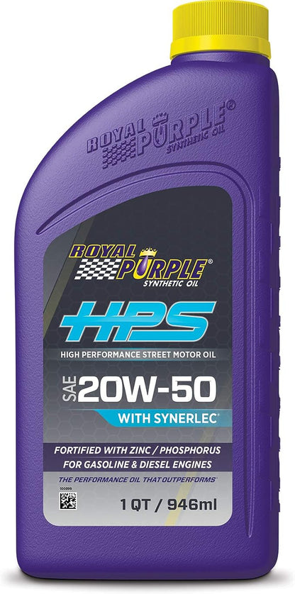 Royal Purple Motor Oil, HPS High Performance Street, High Zinc, 1 qt Bottle - Image 3