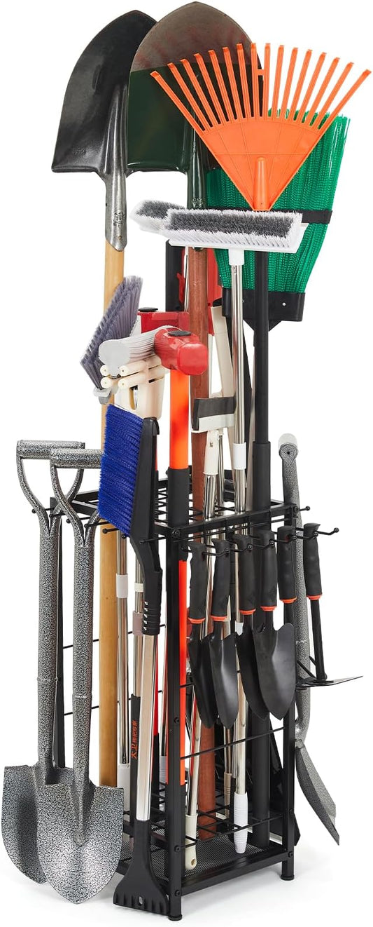 Garden Tool Organizer Holds 50 Long-Handled Tools/Rakes/Brooms/Shovles by Kingarage