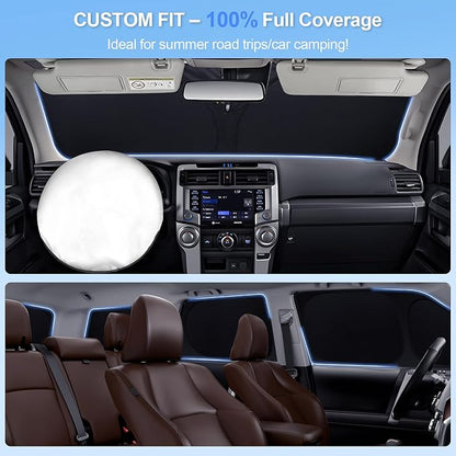 8pcs Car Window Shades for Chevrolet Tahoe 2015-2020 Accessories, Windshield - Image 5