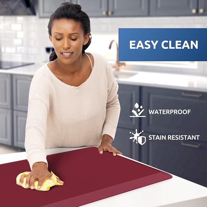 KitchenClouds Kitchen Mat Cushioned Anti Fatigue Kitchen Rug 17.3"x39" - Image 3