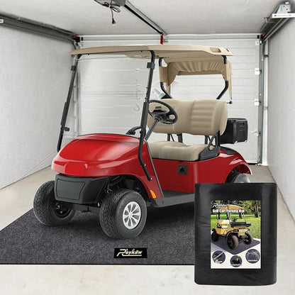 Roykaw Golf Cart Parking Mat Garage Floor Mat Compatible - Image 8