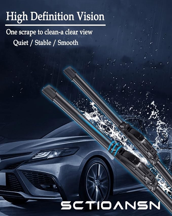 3 Wipers Blades for 2005-2012 Nissan Pathfinder, 2005-2015 Nissan Xterra - Image 4