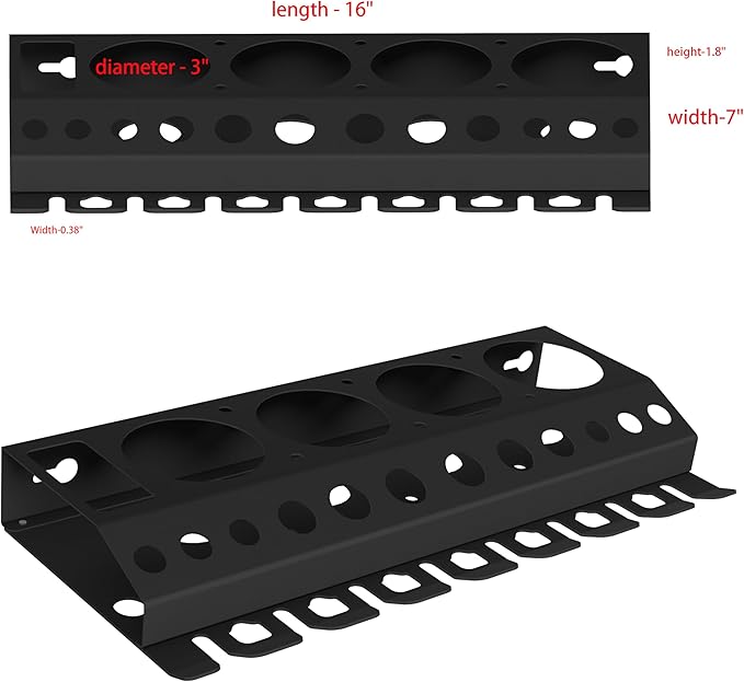 Bottle Storage Rack, Detailing Brush Organizer, Spray Bottle Storage Rack - Image 2