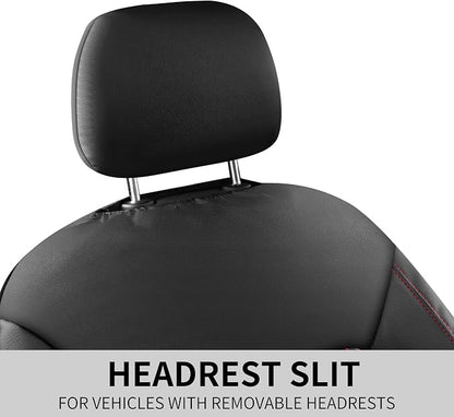 Car Seat Cover, Breathable and Waterproof Leather Seat Covers, Luxury PU - Image 8