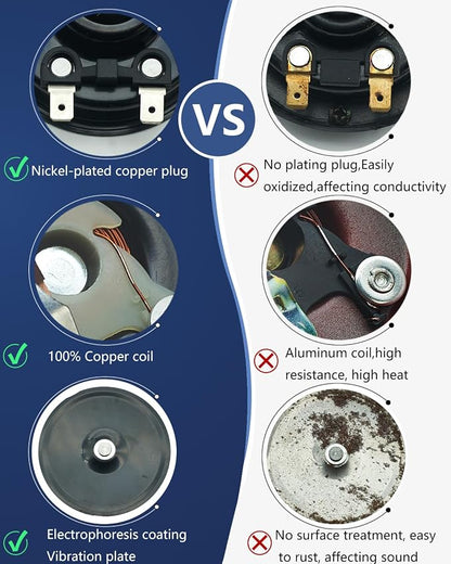 Car Horn Kit for Toyota Lexus, 12V Loud Waterproof Auto Horn, High Low Dual - Image 7