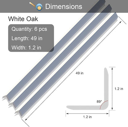 6 Pcs 49" Wall Corner Protector Trim - Image 5