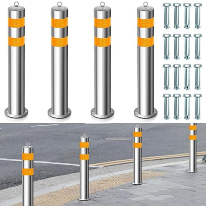 31.5 Inch Stainless Steel Bollard Post by Yaocom