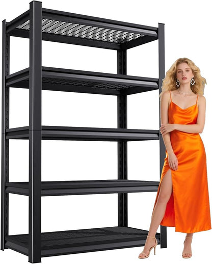 Large Garage Shelving, 5-Tier Garage Storage Shelves 3000LBS Heavy Duty by FFVVGH