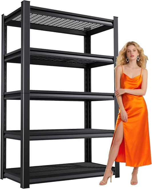 Large Garage Shelving, 5-Tier Garage Storage Shelves 3000LBS Heavy Duty by FFVVGH