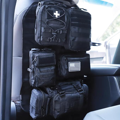 Universal Tactical Seat ​Back Organizer Vehicle Molle Panel Organizer Storage - Image 7