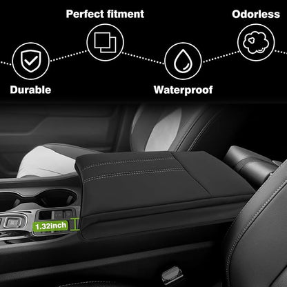 Muslogy Center Console Cover Extra Thick Armrest Pad Compatible - Image 5