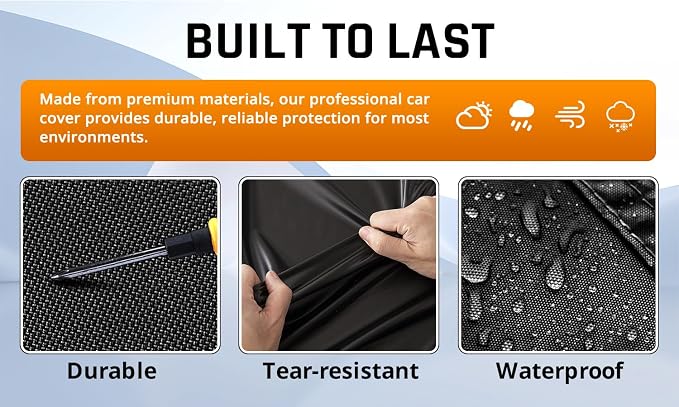 Car Cover Waterproof All Weather Protection - Image 3