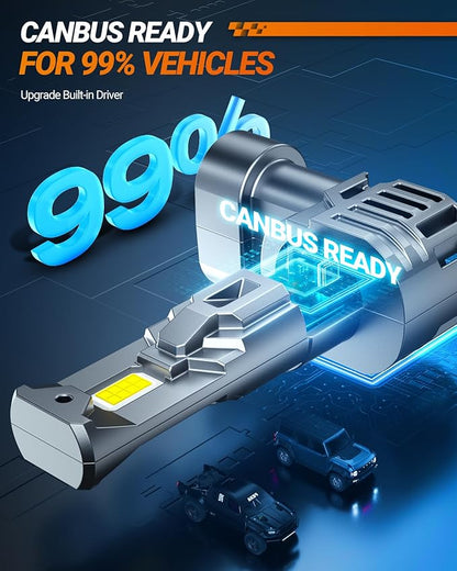 SEALIGHT 9005 9006 Bulb, 60000LM 6500K - Image 5