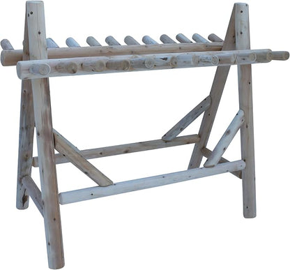 22-Place Freestanding Ski Log Racks, Pole Ski Holders, Garage Racks - Image 4