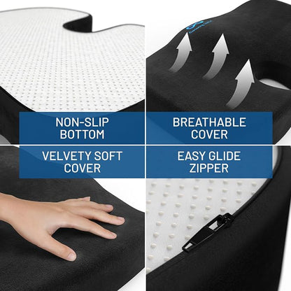 Everlasting Comfort Doctor Recommended Memory Foam Seat Cushion - Image 8