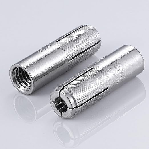 Wensilon 3/8"-16 Premium Stainless Steel Drop in Anchors Assortment, Knurled - Image 3