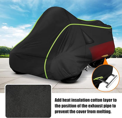 for Can-Am Spyder RT Full Cover 2010-2019, 420D Heavy Duty Waterproof Cover - Image 4