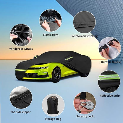 Waterproof Car Covers for 2010-2023 Chevy Camaro Custom Heavy Duty Waterproof - Image 2