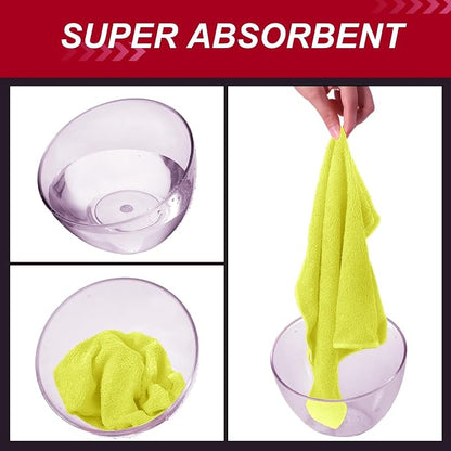 200 Pcs Microfiber Cleaning Cloth 16x16 Inch Microfiber Towels - Image 3