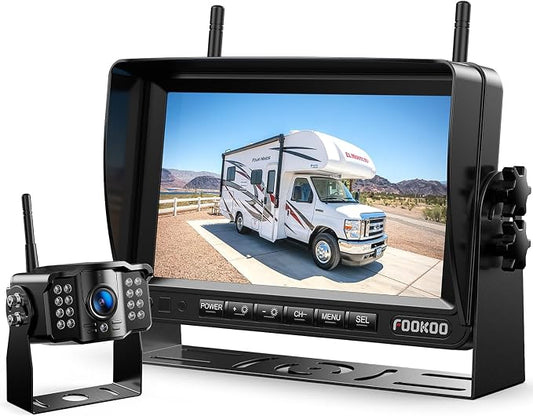 Fookoo HD 1080P 7-inch Wireless Backup Camera by FOOKOO