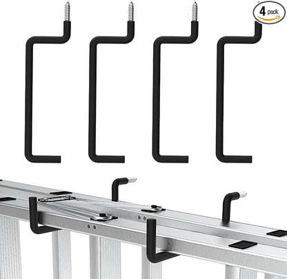 HUHOLE Ladder Hooks 4 Pack Wall Hangers by HUHOLE