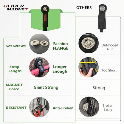 ULIBERMAGNET Strong Magnetic Storage Straps, Heavy Duty Magnetic Garage Storage - Image 3
