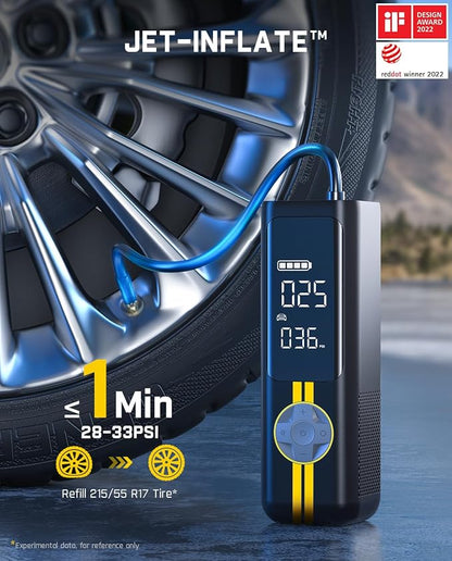 Fanttik X8 APEX Tire Inflator Portable Air Compressor, 1 Min Fast Inflation - Image 2