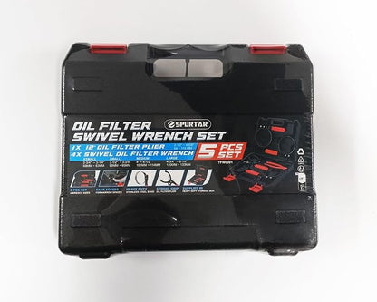 Spurtar Swivel Oil Filter Wrench Set of 5 Adjustable Wrench 2-3/4" to 5-1/4" - Image 10