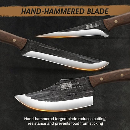 Butcher Knife Set, Hand Forged Butcher Chef Knife Set - Image 3