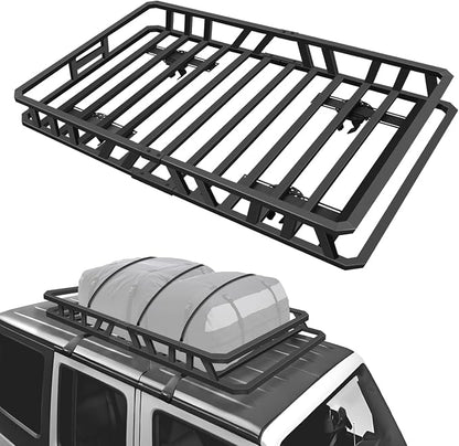 NIHAO 60"x36"x5" Heavy Duty Roof Rack Cargo Carrier, Universal Car Top Luggage by NIHAO