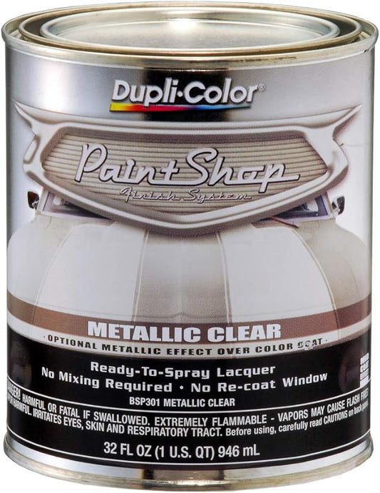 Dupli-Color BSP301 Paint Shop Finish System Base Coat – Metallic Clear - 32 oz. by The+Dupli-Color+Store+
