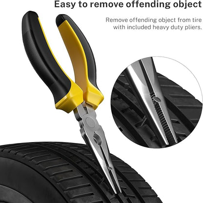 Flat Tire Repair Kit with Plugs 31 Pcs - Image 3