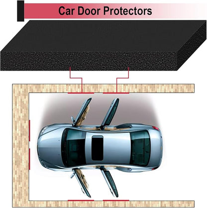 Garage Wall Protector for Car Doors, Garage Wall Bumper, Waterproof Garage - Image 3