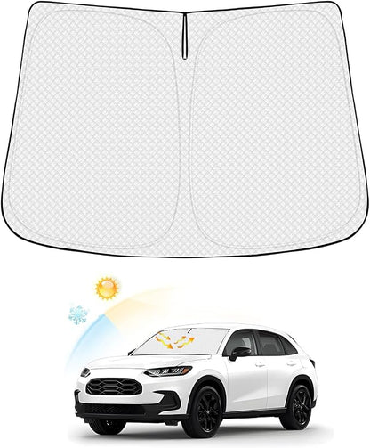 Windshield Sun Shade for Honda HR-V 2023-2025 2026 HRV Accessories Thicken by Canvcle