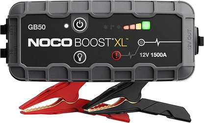 NOCO Boost GB50: 1500A UltraSafe Jump Starter – 12V Lithium Battery Booster Pack by NOCO