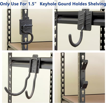 Wallmaster Boltless Shelving Hook Organizer Kit, Garage Heavy Duty Tool Storage - Image 3